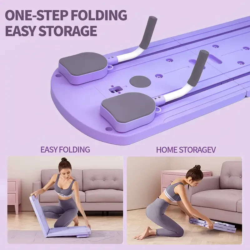 8-in-1 Multi-Functional ABS Yoga Board (Portable Folding Pilates & Core Trainer)