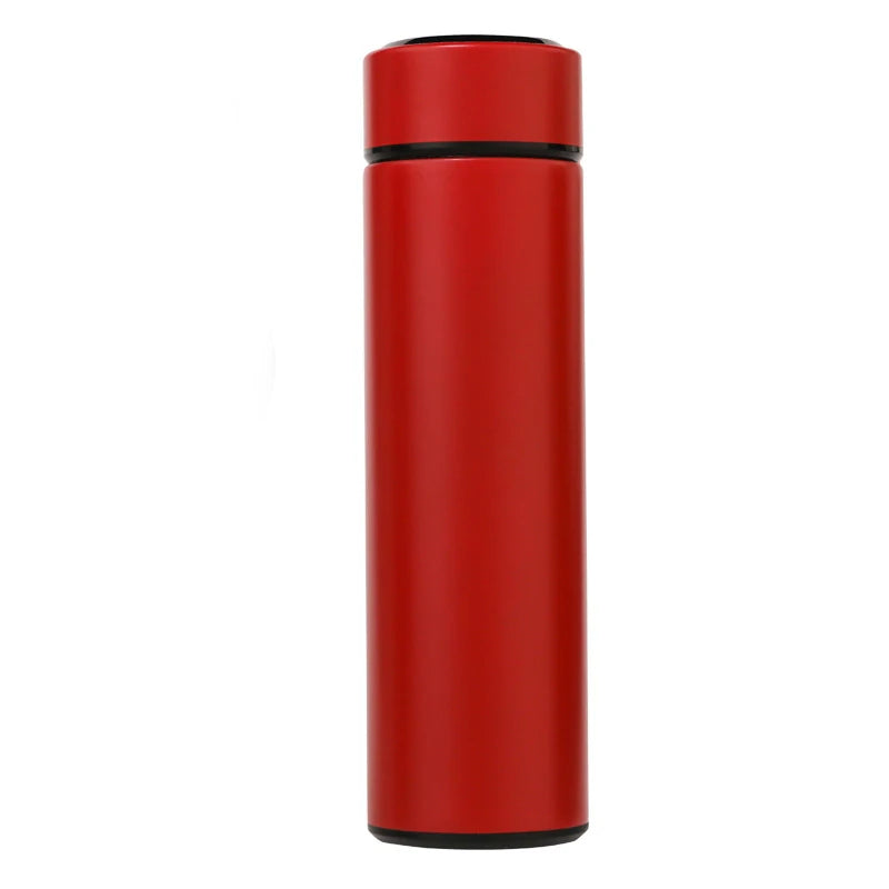 Smart Stainless Steel Water Bottle – Leak-Proof, Double-Walled, LCD Temperature Display – Keeps Drinks Hot & Cold, 450ml