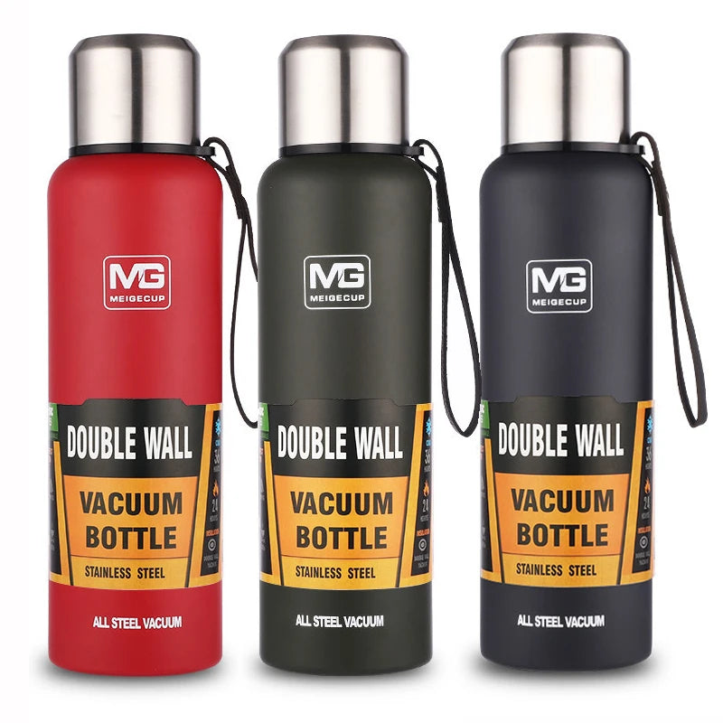 Smart Stainless Steel Water Bottle – Leak-Proof, Double-Walled, LCD Temperature Display – Keeps Drinks Hot & Cold, 450ml