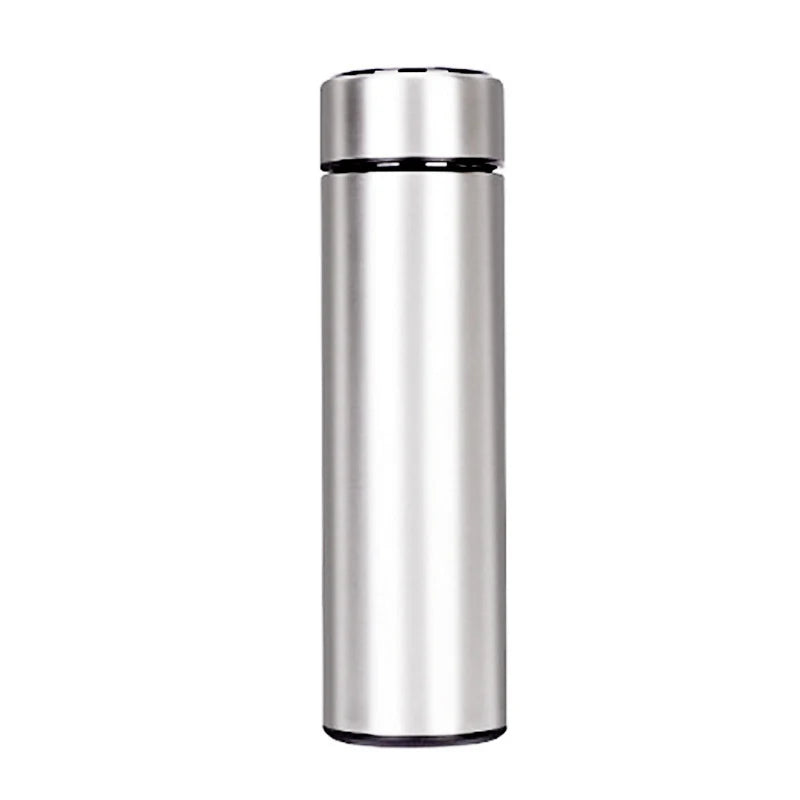 Smart Stainless Steel Water Bottle – Leak-Proof, Double-Walled, LCD Temperature Display – Keeps Drinks Hot & Cold, 450ml