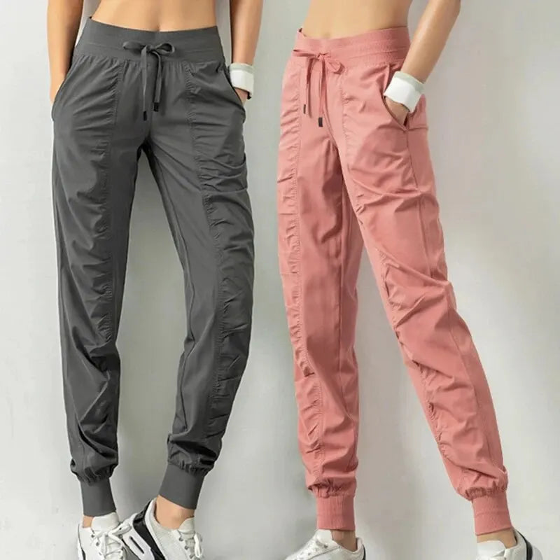 Women’s Quick-Dry Joggers – Running, Gym & Fitness Sweatpants with Pockets