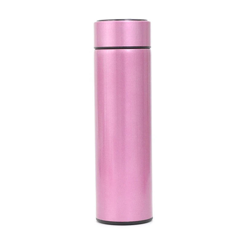 Smart Stainless Steel Water Bottle – Leak-Proof, Double-Walled, LCD Temperature Display – Keeps Drinks Hot & Cold, 450ml