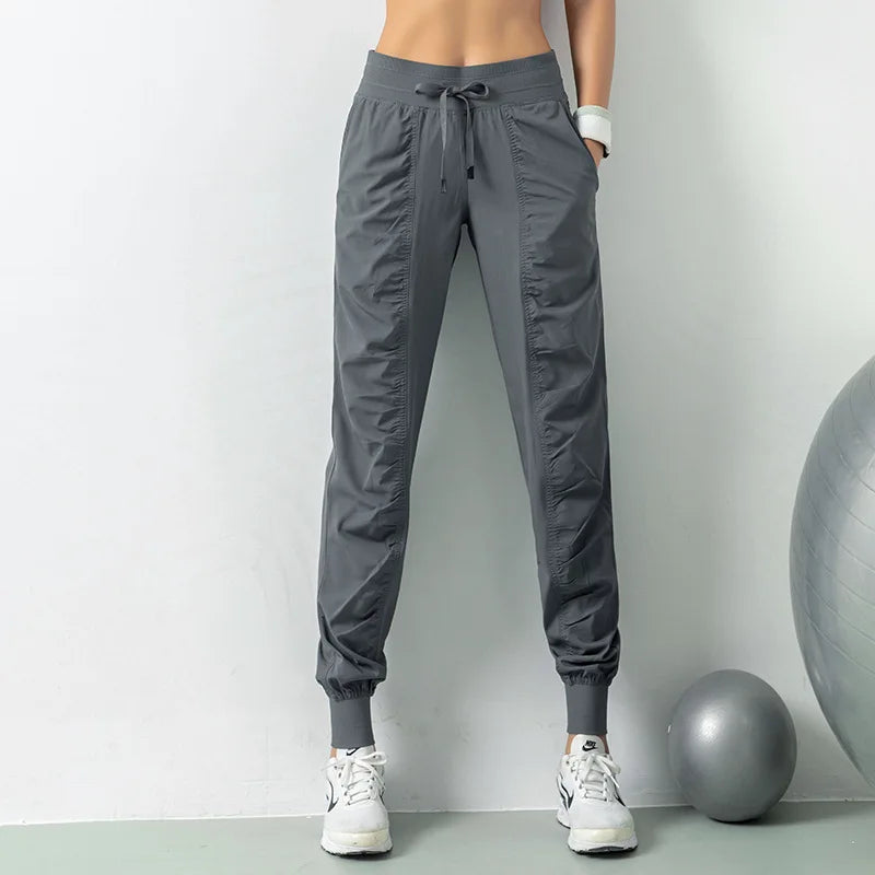 Women’s Quick-Dry Joggers – Running, Gym & Fitness Sweatpants with Pockets
