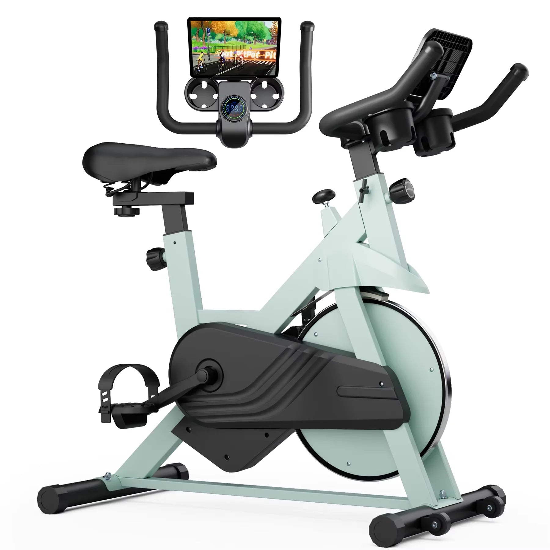 Magnetic Resistance Stationary Exercise Bike – 32-Level Indoor Cycling Bike for Home