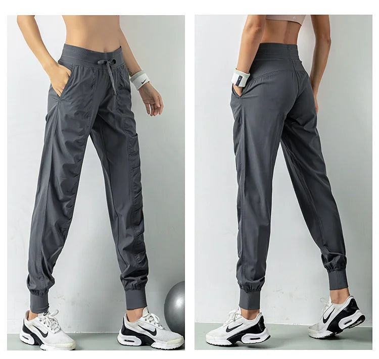 Women’s Quick-Dry Joggers – Running, Gym & Fitness Sweatpants with Pockets
