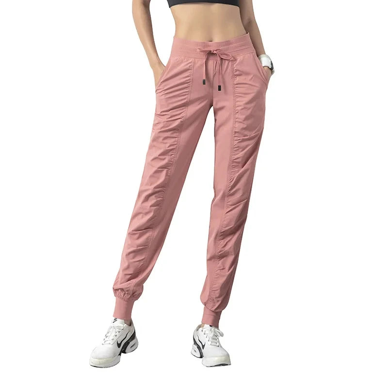 Women’s Quick-Dry Joggers – Running, Gym & Fitness Sweatpants with Pockets