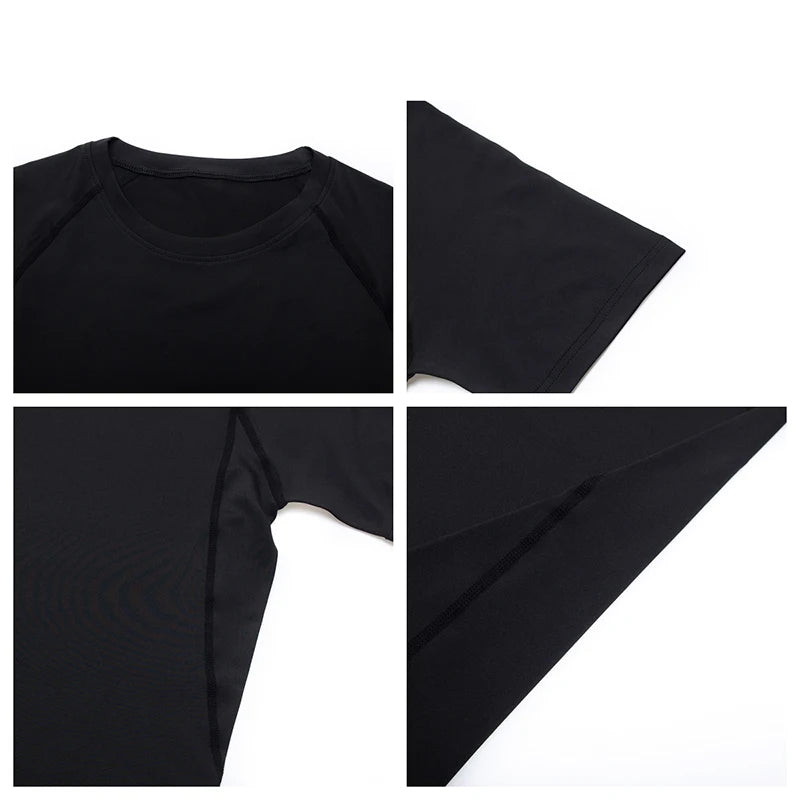 Men’s Compression Running T-Shirt – Fitness, Gym, Jogging & Quick-Dry Sportswear