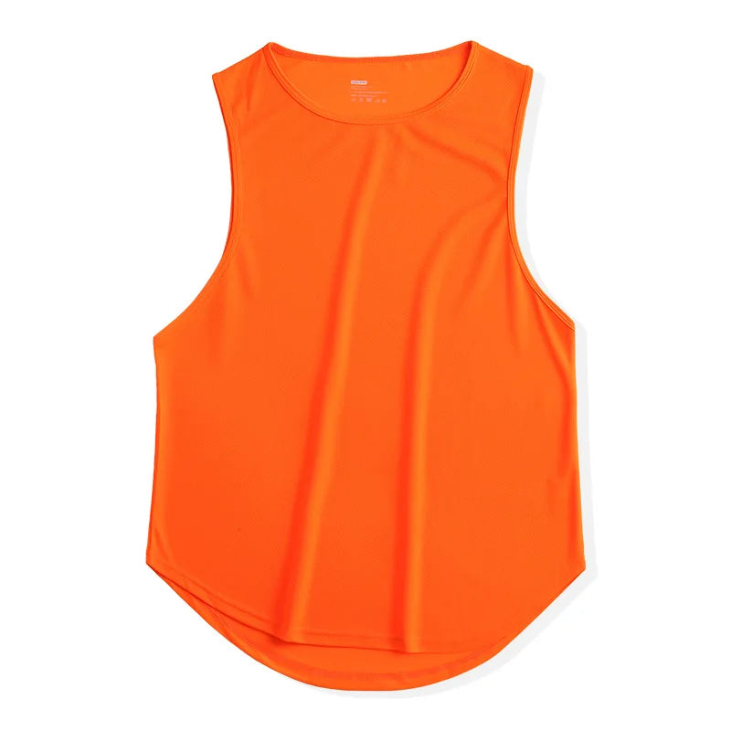 Men’s Quick-Dry Fitness Tank Top – Gym, Running & Sports T-Shirt