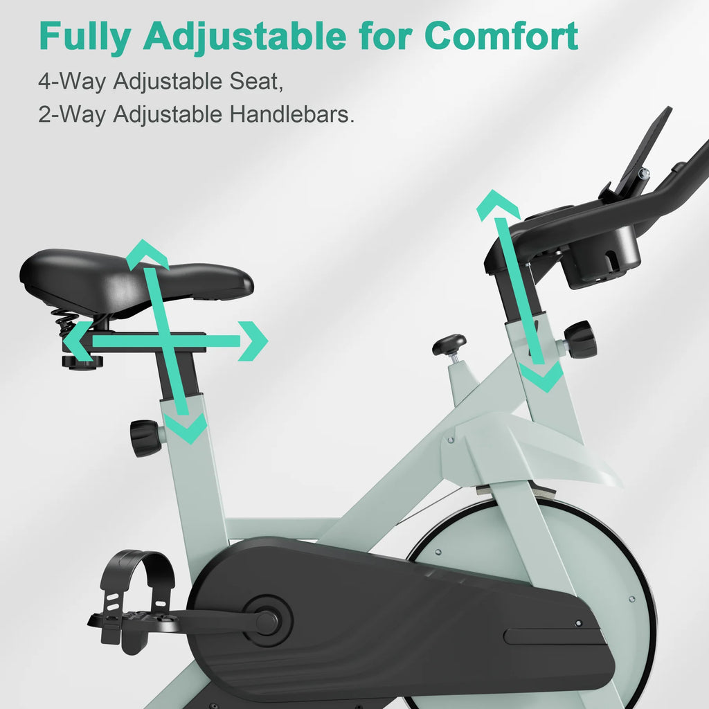 Magnetic Resistance Stationary Exercise Bike – 32-Level Indoor Cycling Bike for Home