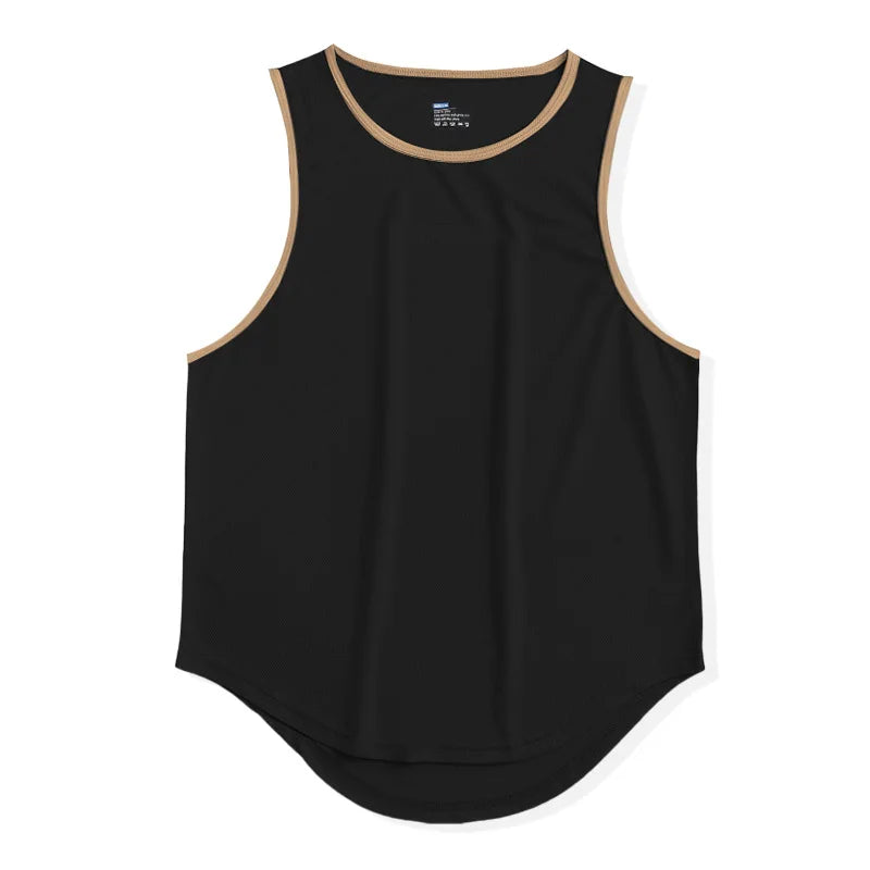 Men’s Quick-Dry Fitness Tank Top – Gym, Running & Sports T-Shirt