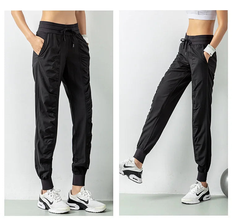 Women’s Quick-Dry Joggers – Running, Gym & Fitness Sweatpants with Pockets