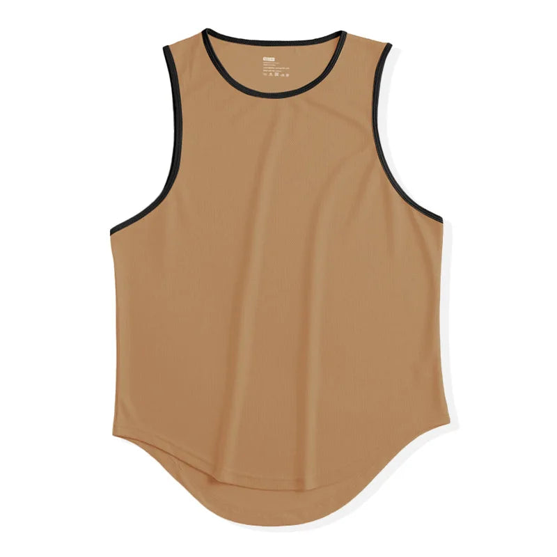 Men’s Quick-Dry Fitness Tank Top – Gym, Running & Sports T-Shirt