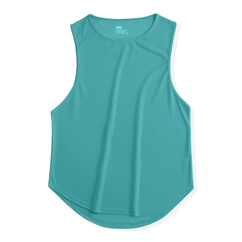 Men’s Quick-Dry Fitness Tank Top – Gym, Running & Sports T-Shirt