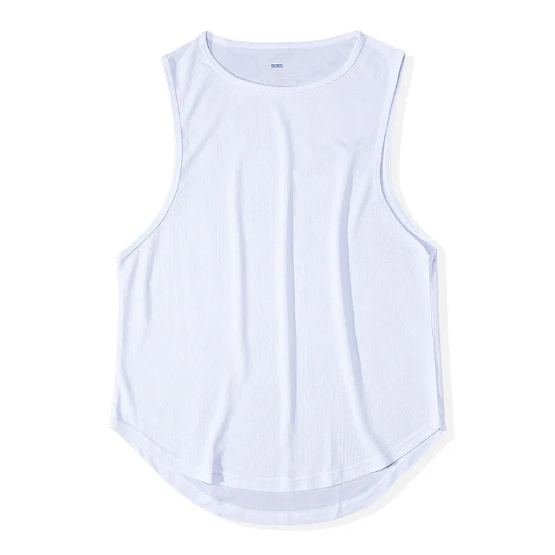 Men’s Quick-Dry Fitness Tank Top – Gym, Running & Sports T-Shirt