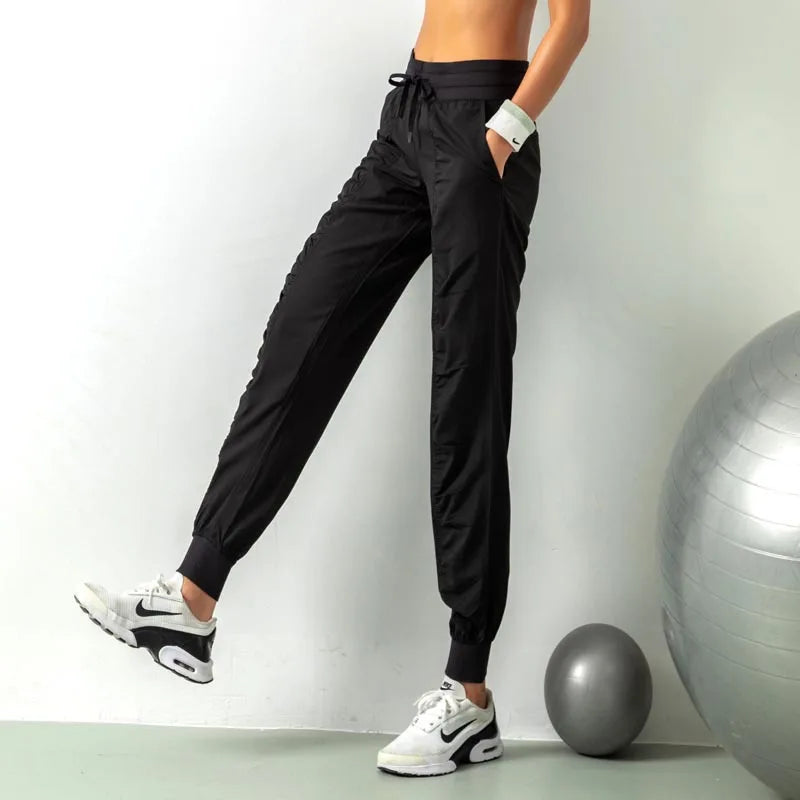 Women’s Quick-Dry Joggers – Running, Gym & Fitness Sweatpants with Pockets