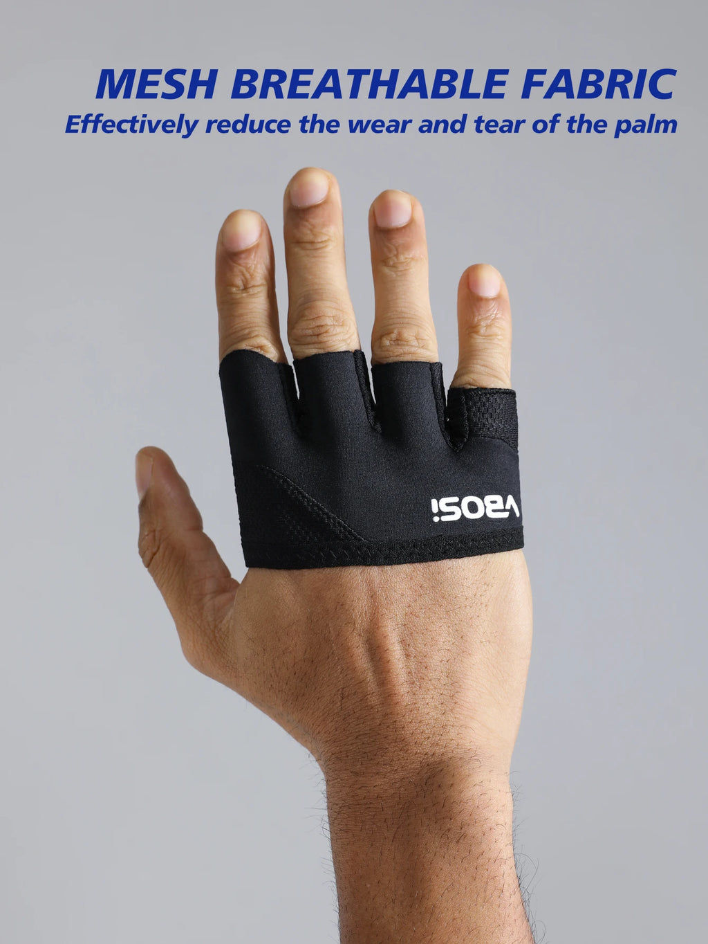 Unisex Lightweight Four-Finger Workout Gloves – Non-Slip Grip for Fitness, Weightlifting & Training (M/L/XL)