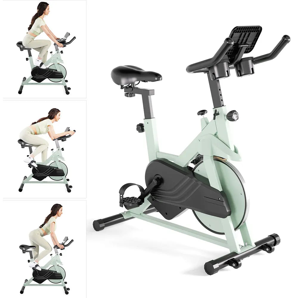 Magnetic Resistance Stationary Exercise Bike – 32-Level Indoor Cycling Bike for Home
