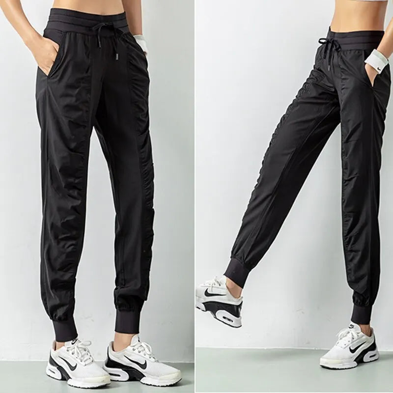 Women’s Quick-Dry Joggers – Running, Gym & Fitness Sweatpants with Pockets