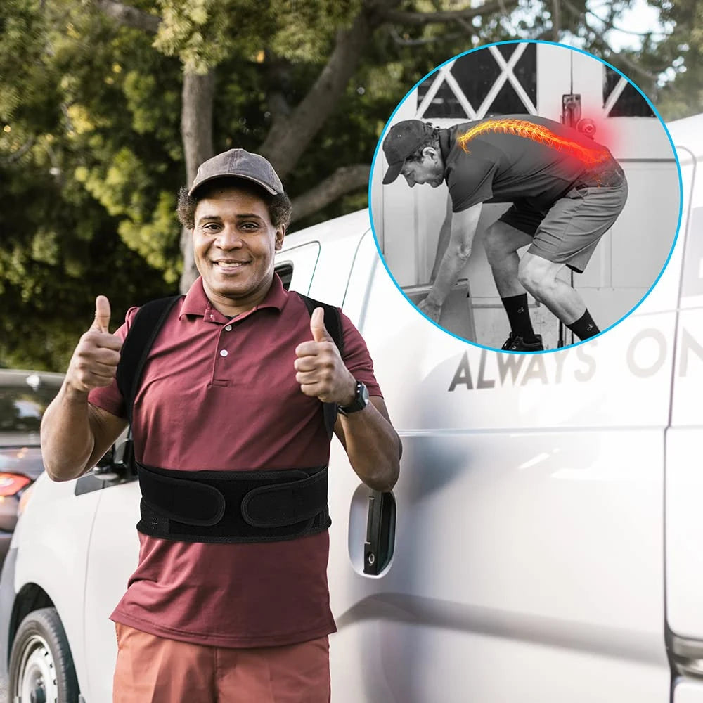 Back & Shoulder Posture Corrector – Adjustable Support Brace for Men & Women