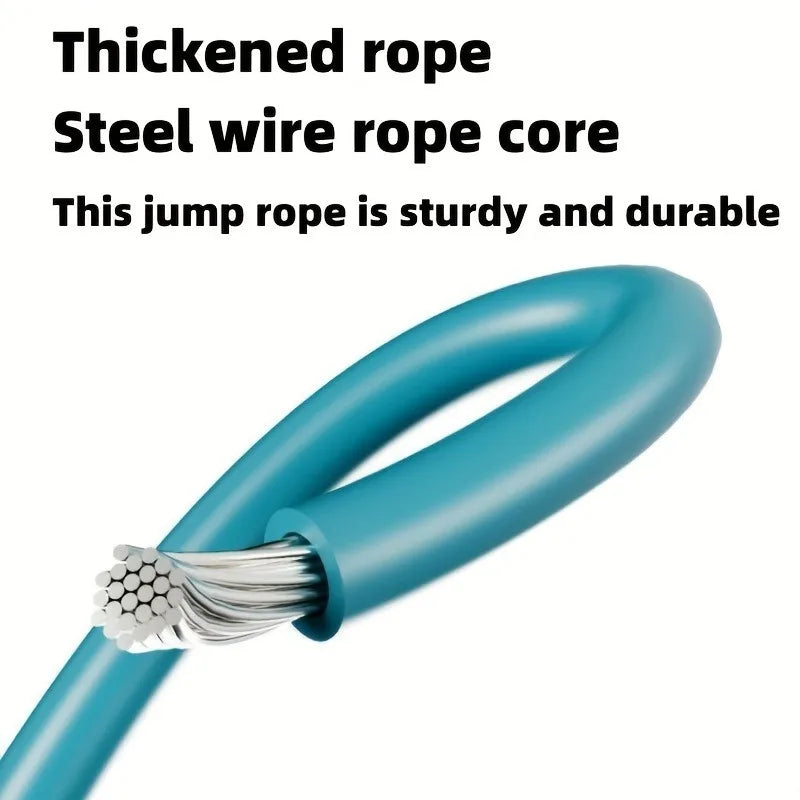 Long Jump Rope – Adjustable Skipping Rope for Cardio, Weight Loss & Home Fitness (Men, Women & Students)
