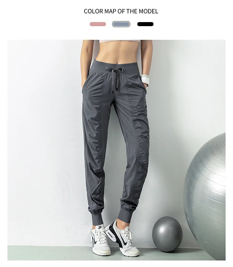 Women’s Quick-Dry Joggers – Running, Gym & Fitness Sweatpants with Pockets