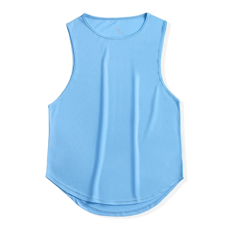 Men’s Quick-Dry Fitness Tank Top – Gym, Running & Sports T-Shirt