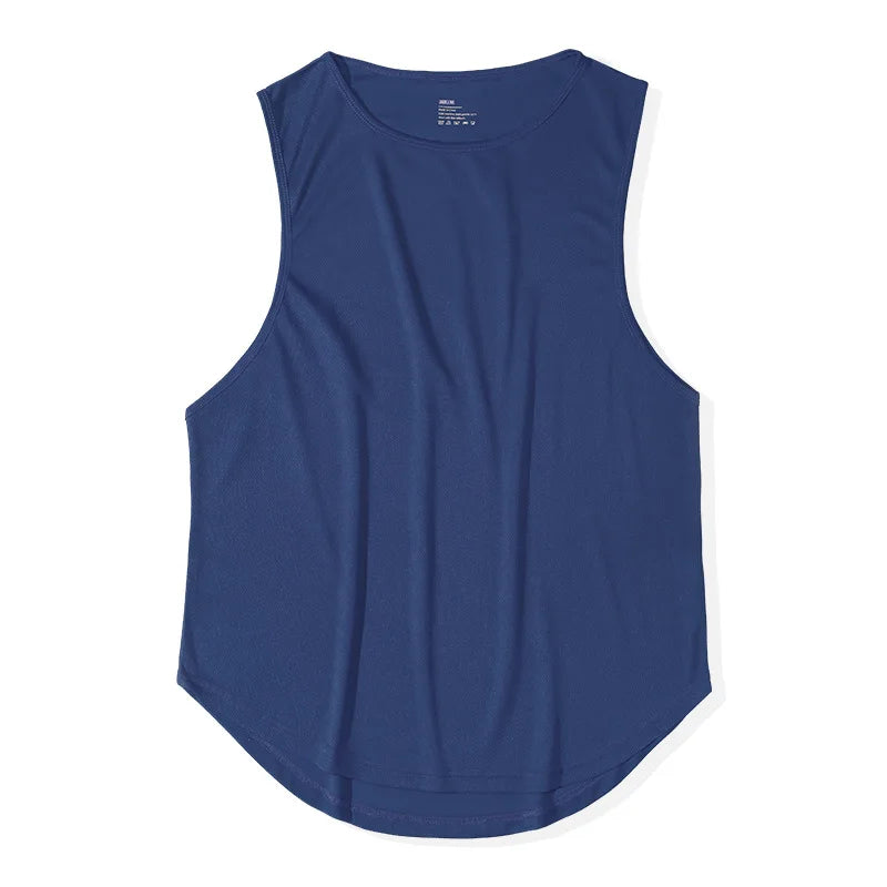Men’s Quick-Dry Fitness Tank Top – Gym, Running & Sports T-Shirt