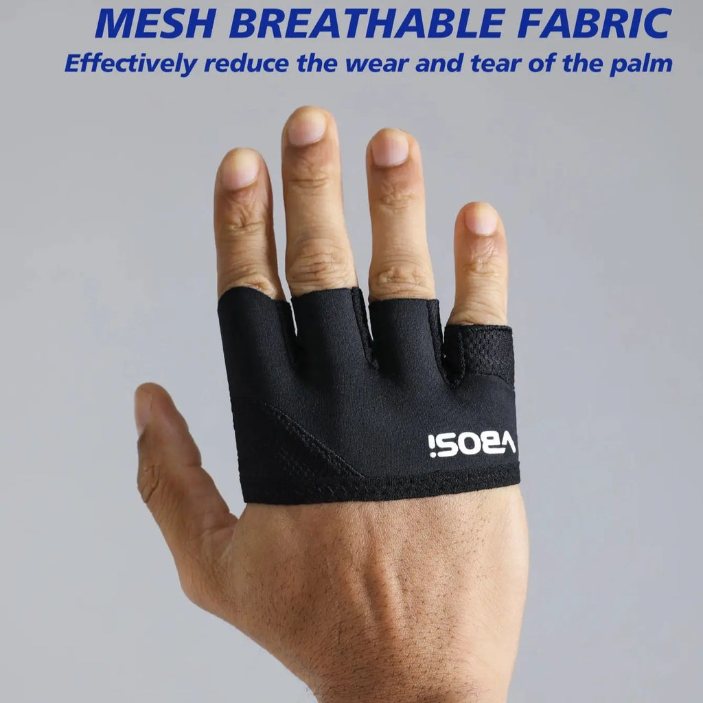 Unisex Lightweight Four-Finger Workout Gloves – Non-Slip Grip for Fitness, Weightlifting & Training (M/L/XL)