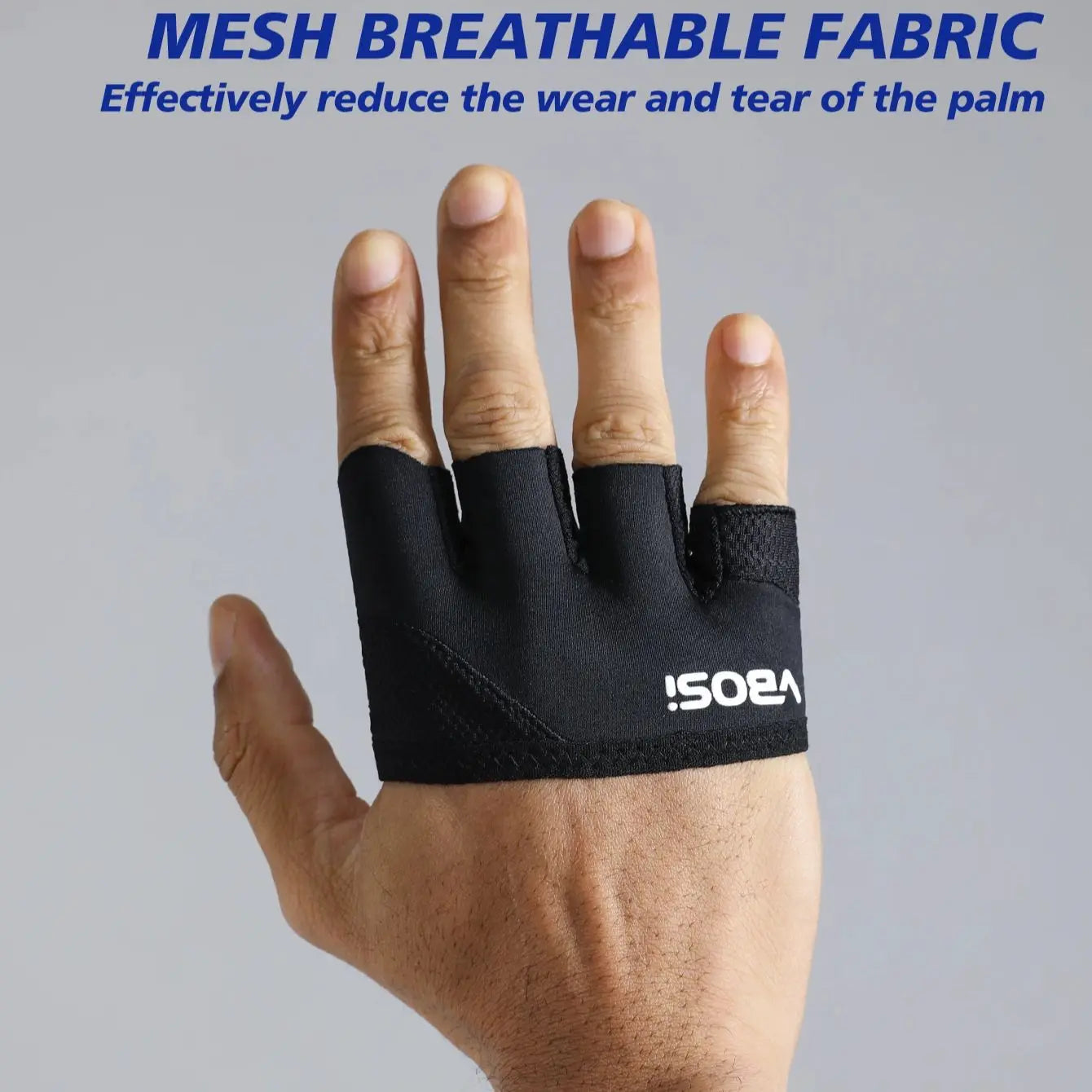 Unisex Lightweight Four-Finger Workout Gloves – Non-Slip Grip for Fitness, Weightlifting & Training (M/L/XL)