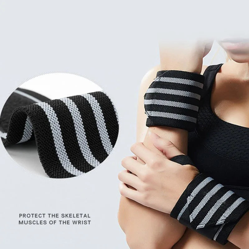 Adjustable Wrist Support Wraps with Thumb Loop – Breathable Fitness Wrist Brace for Training & Sports (1 / 2 PCS)